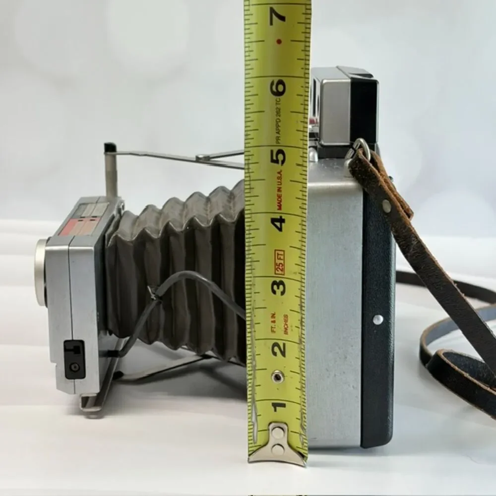 Vintage Polaroid Automatic 100 Land Camera Case Flash Attachment Strap
